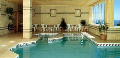 The pool at Channel View Hotel, Shanklin, Isle of Wight